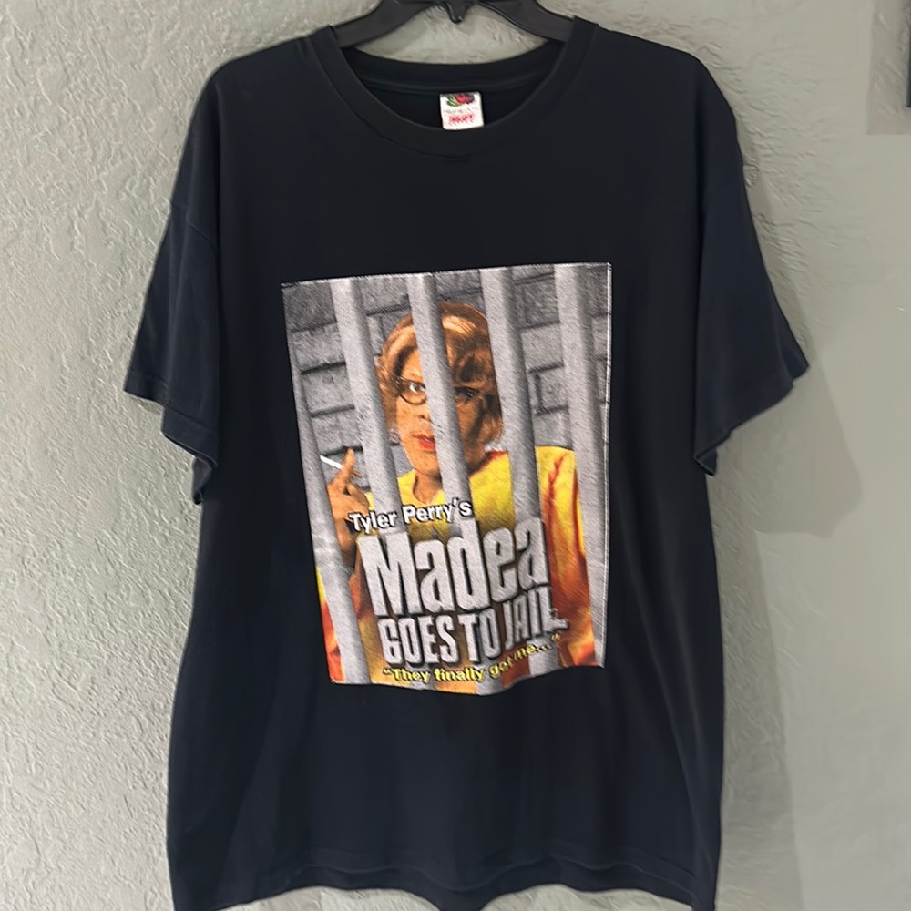 Medea Goes to Jail vintage black short sleeve T-shirt